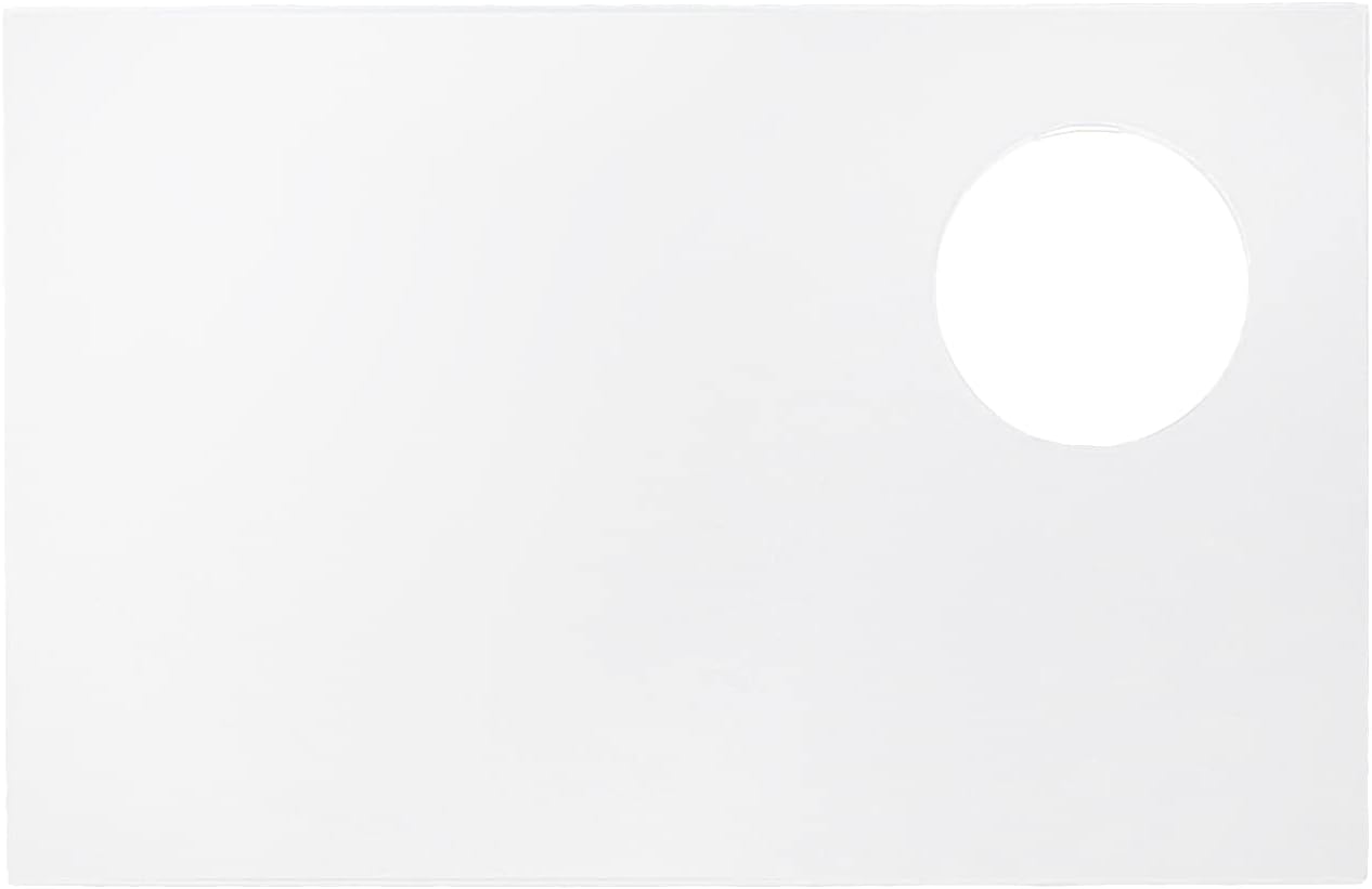 5 PCS Makeup Palette Without Spatula,2.76x4.33 Inch Acrylic Cosmetic Palette Mixing Tray Apply for Eye Shadow Nail Art Pigment Blending (Rectangle