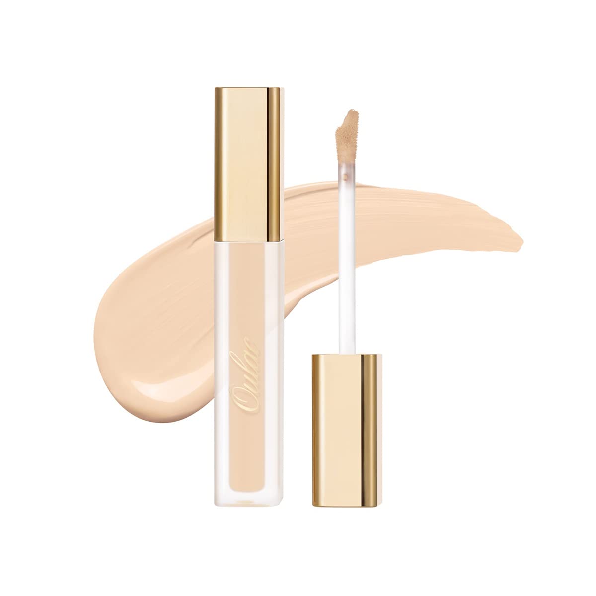 Oulac Concealer Full Coverage, Concealer Stick for Dark Circles, Hydrating Concealer Infused with Hyaluronic Acid, Lightweight, Long Lasting, Vegan Concealer 3.8ml, Shade: C2 Ivory
