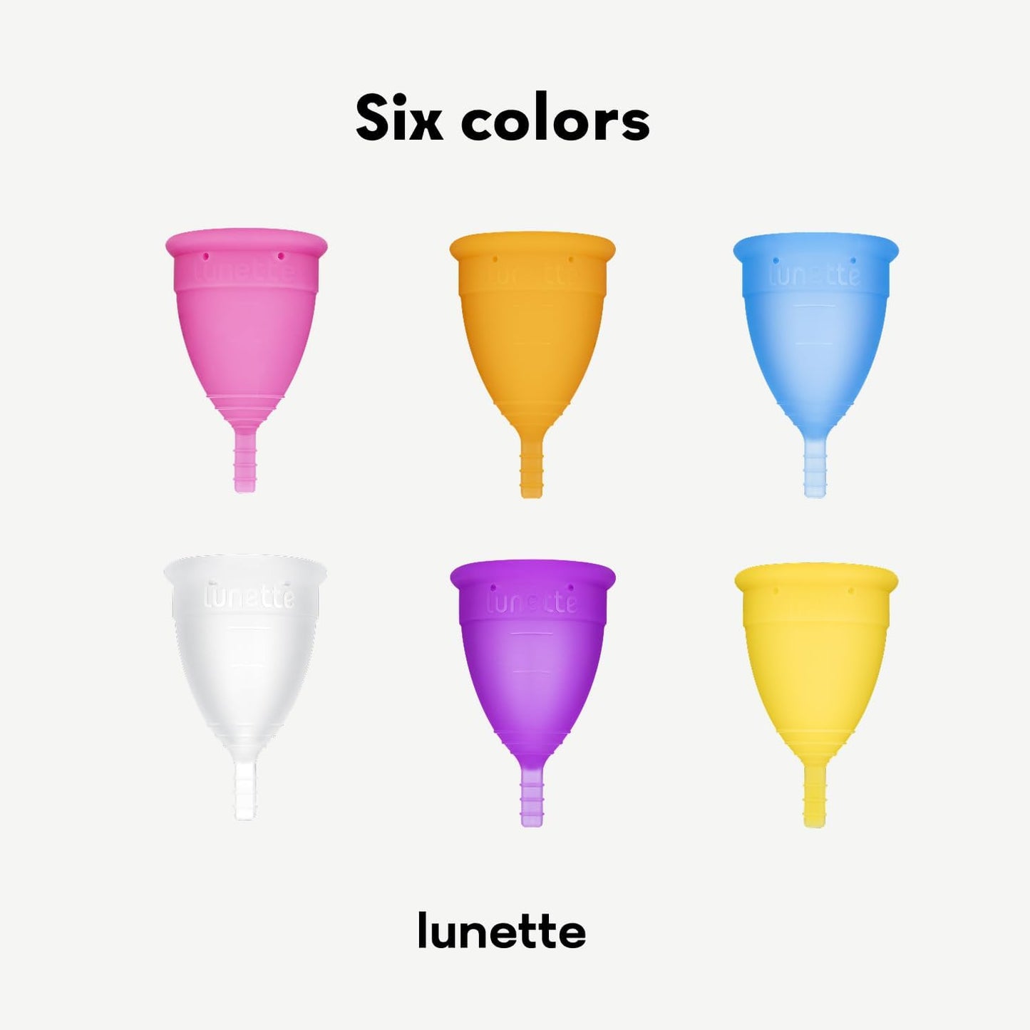 Lunette Menstrual Cup – Best Reusable Period Cup – Wear for 12 Hours and Reuse up to 10 Years, Clear Size 2 for Moderate to Heavy Flow