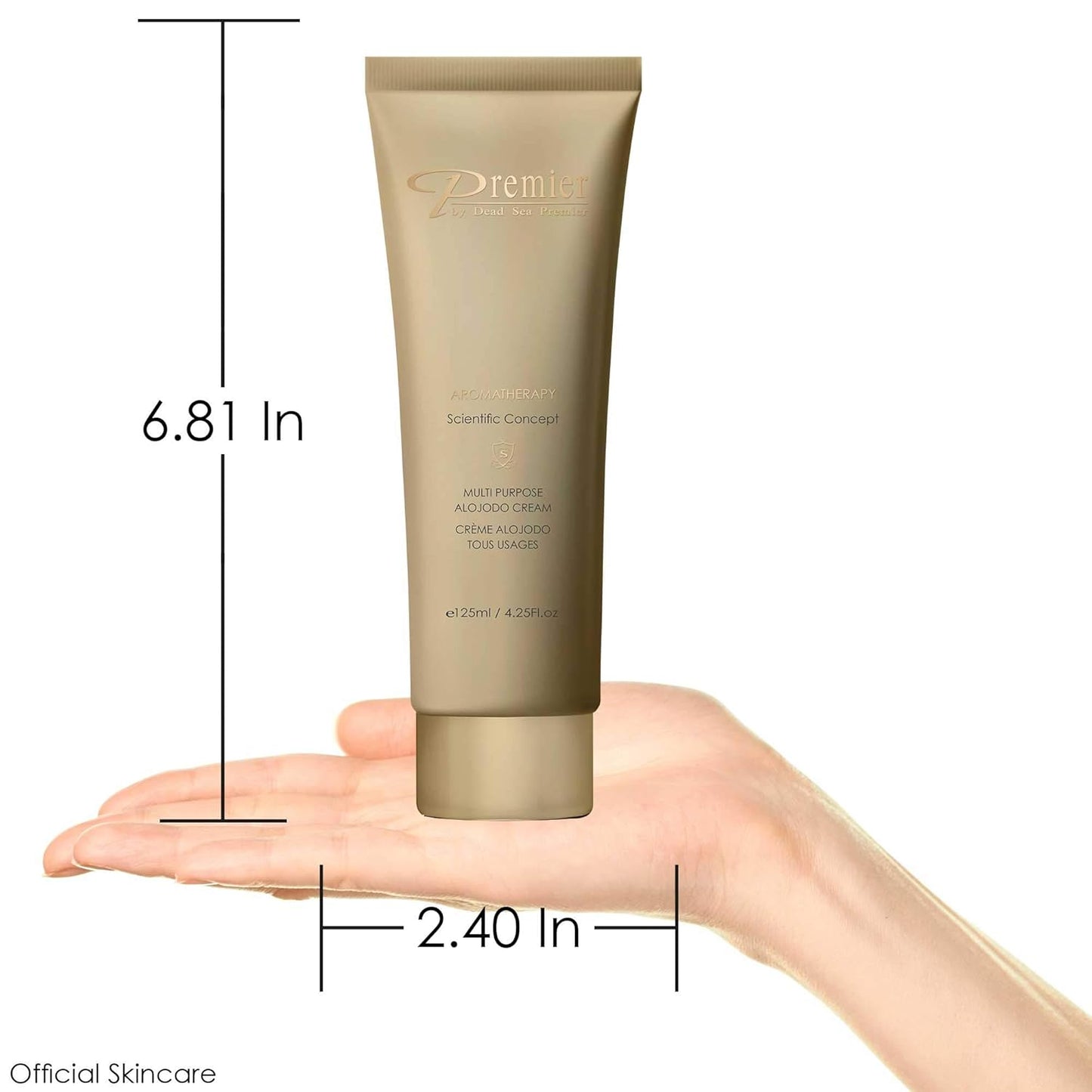 Premier Dead Sea Multi Purpose Alojodo Cream for body and face, allergen free Healthy looking Skin quick absorbing hydrating moisturizer with natural Alovera, Jojoba, Avocado minerals 4.25 Fl oz