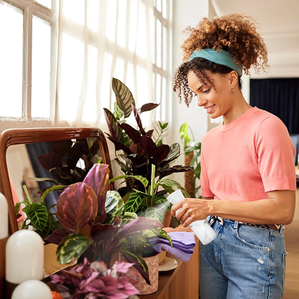 Continuous Spray Bottle,Hair Spray Bottle,Plants Water Spray Mist Bottle,Ultra-Fine Spray Bottle for Hair,Skincare, Plant Care, Pet Grooming, Cleaning(White)