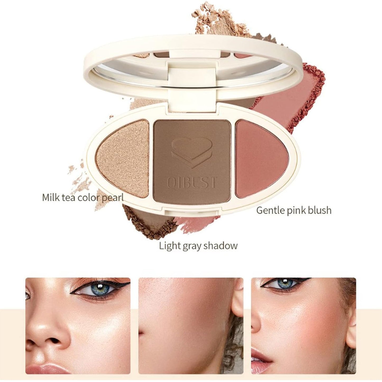 All-in-one Holiday Make up Gift Set | Makeup Kit for Women Full Kit Essential Starter Bundle Include Eyeshadow Palette Lipstick Blush Foundation Concealer Face Powder Mascara Lipgloss Brush