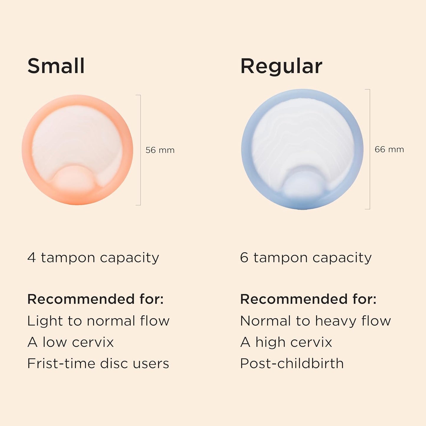 Saalt Menstrual Disc Duo – Reusable Period Disc for 12-Hour Protection – BPA & Latex Free – Easy Removal – Soft, Flexible, and Comfortable