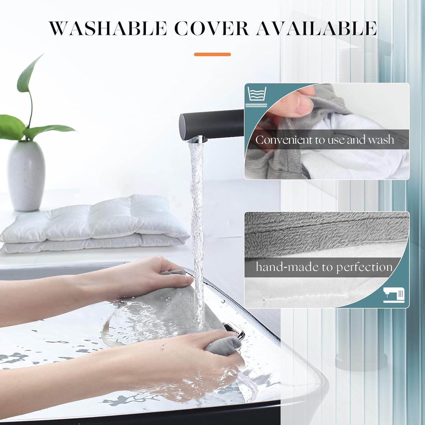 Heating Pad for Neck Shoulders and Back Microwavable Lavender Scented, Washable Cover, 1.5 lbs Microwave Warm Wrap