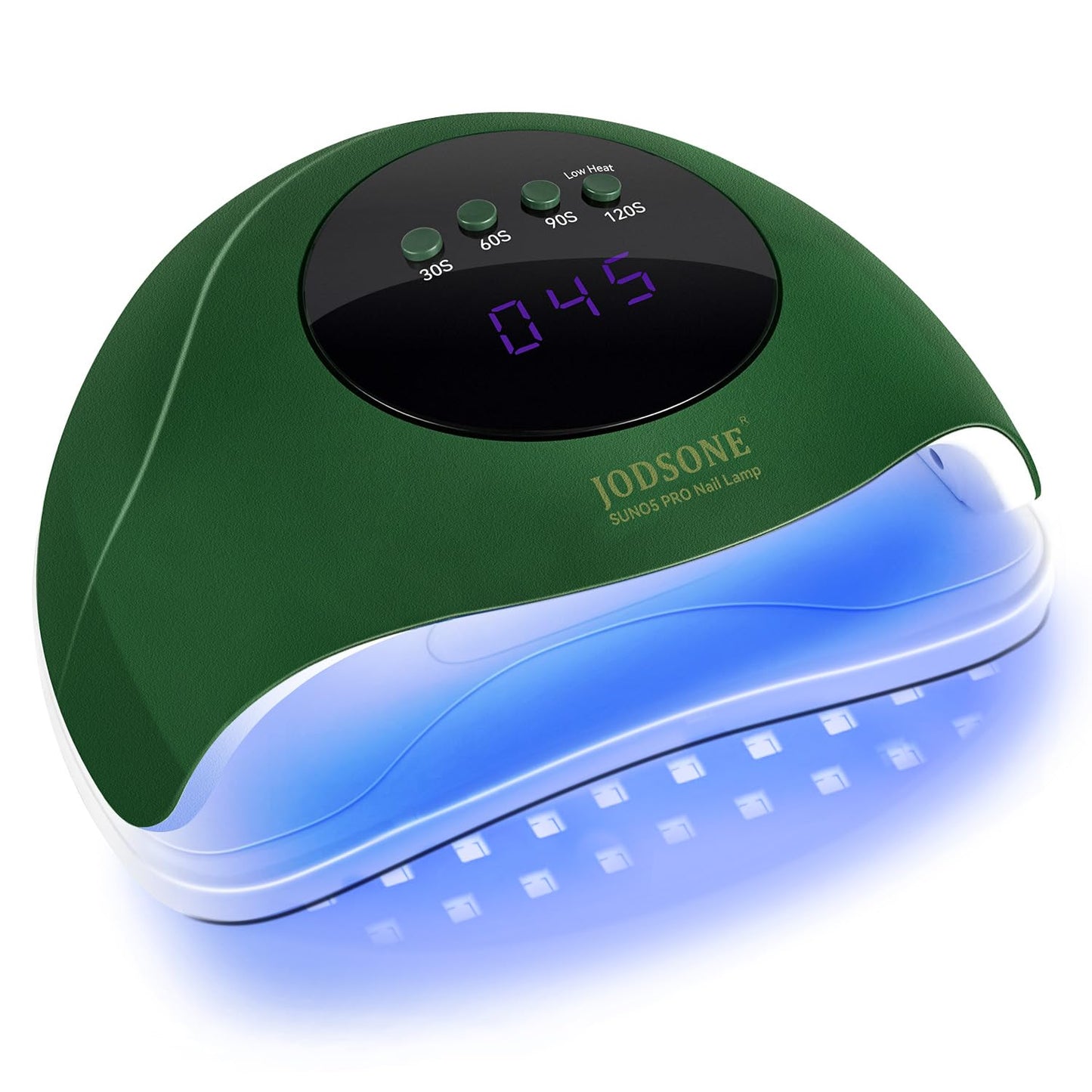 JODSONE U V Nail Lamp LED Gel Nail Dryer Gel Nail Lamp with Auto Sensor and 4 Timers Home Salon Use Nail Tools Green