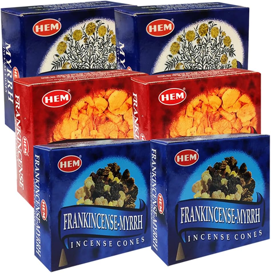 Incense Cones & Holder Bundle Variety Pack from Hem Trumiri Insense Inscents Insencents Insence