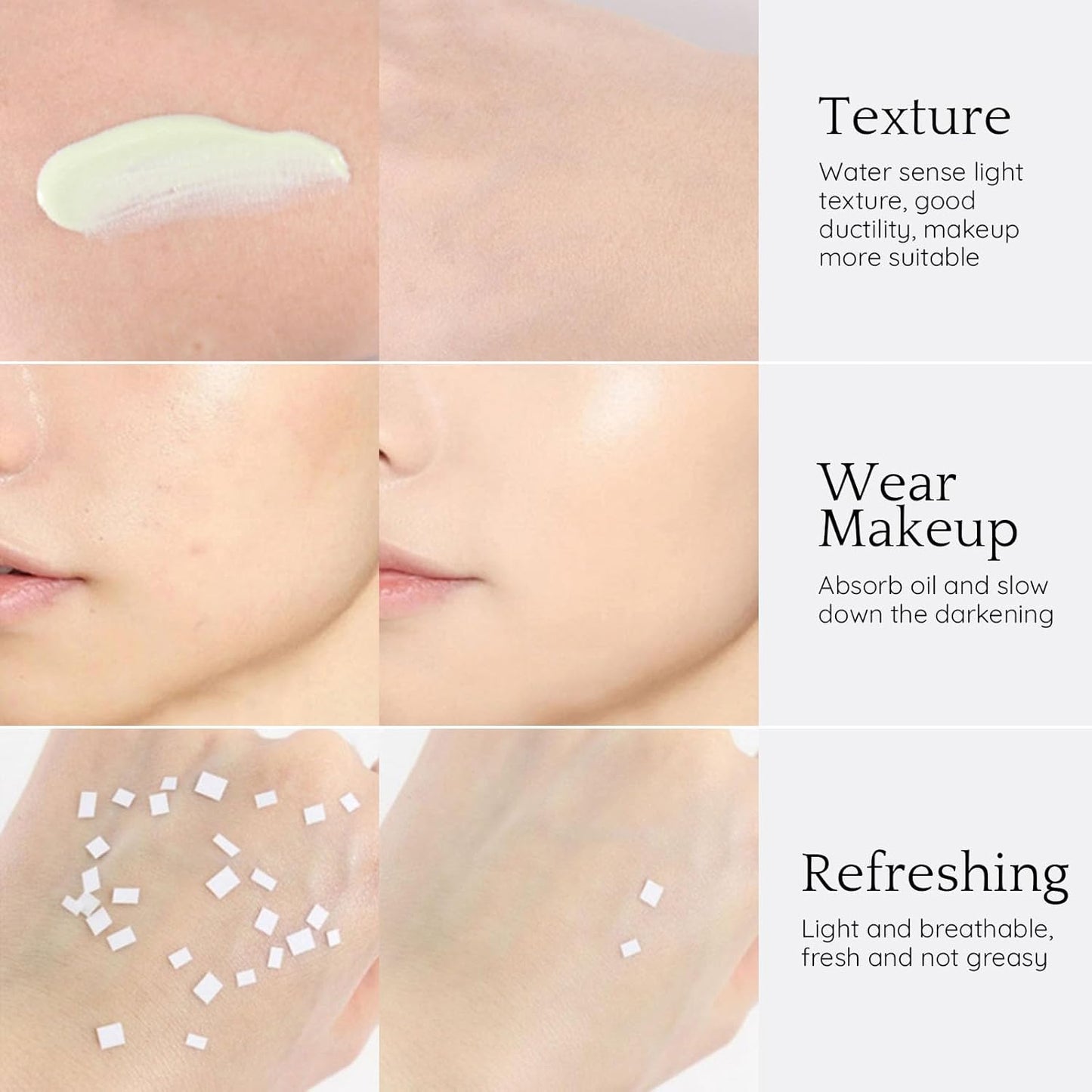 Color Correcting Makeup Primer, Tinted Face Primer Moisturizer Even Skin Tone Blur Pores Smooth Lines Hydrate Makeup Pore Primer Base Tone Correct- Natural Color 30ML