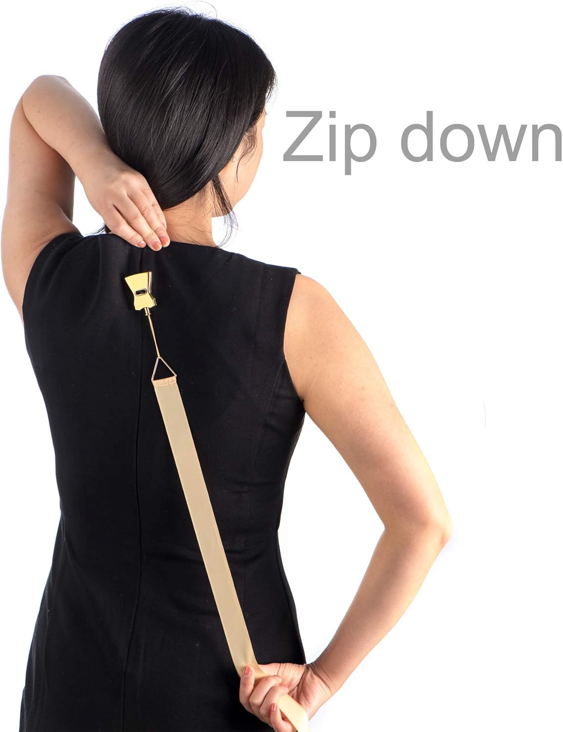 Zipper Helper, Easy Zip Up Dress Assistant - Works on Multiple Zipper Types, Firm Grip