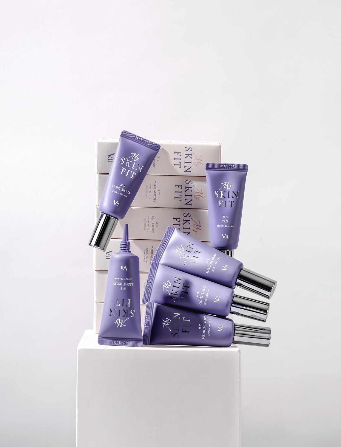 My Skin Fit BB Cream, Light Beige, Anti-Aging Adenosine & Collagen Booster, 0.67 fl.oz