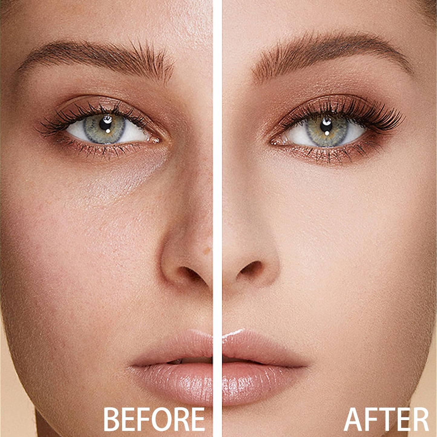 2PCS Loose Face Powder, Oil Control Minimizes Pores and Fine Lines, Loose Baking Face Setting Powder Makeup, Oil Control Soft Focus Effect Make Up, Matte Ultra Flawless Finish(04# Natural)