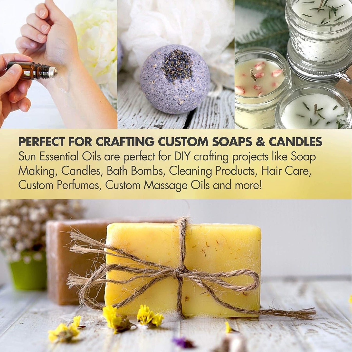 Sun Essential Oils - Patchouli Essential Oil 16oz for Aromatherapy, Diffuser, Enhance Mood, Hair Care - Patchouli Oil