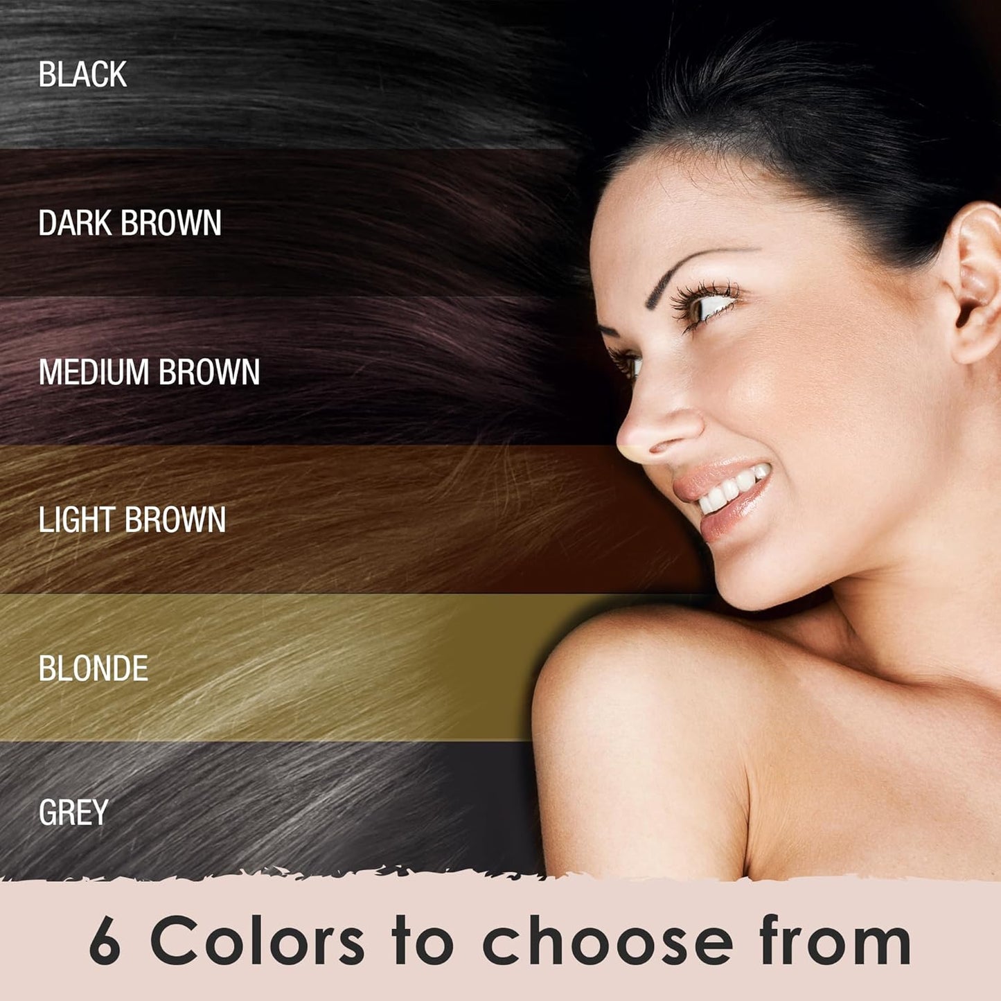 Hair Fibers for Thinning Hair For Women, Men. Plant-Based Formula for Instant Hairline & Bald Spot Coverage. Non-Itchy, Easy to Wash Out (Grey)