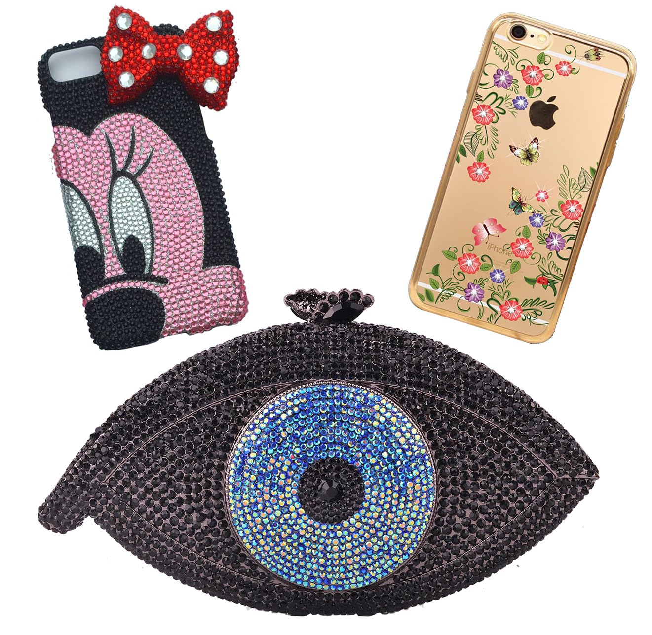 3000 Pieces SS6 2mm Flatback Rhinestones Clear Glass Round Gems Crystals for Nail Art DIY Crafts Clothes Shoes Bags (Crystal Yellow)