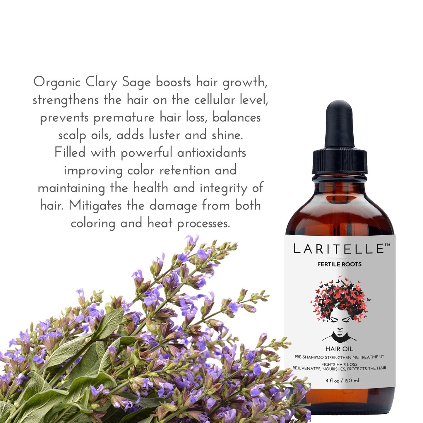 Organic Hair Loss Treatment Fertile Roots 4 oz