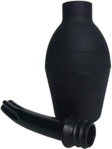 Abyclean Anal Douche Enema Bulb Kit Vaginal Douche Enema Cleaner for Women’s or Man’s Health (500ml Black)