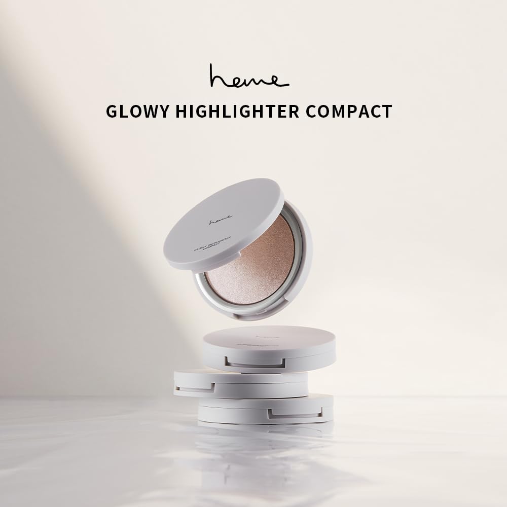 heme Glowy Highlighter Compact 5.5g (03 Dawn Gold)