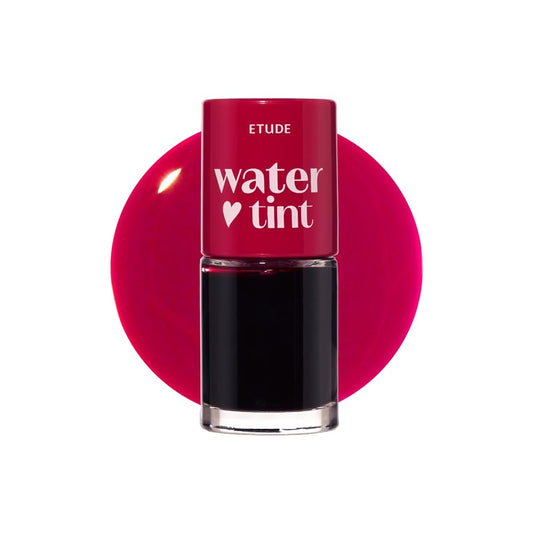ETUDE Dear Darling Water Tint #4 Red Grapefruit Ade (9g) | Vivid Color Lip Stain with Moisturizing Weightless & Non-sticky Finish Lip Stain | Korean Makeup, Kbeauty
