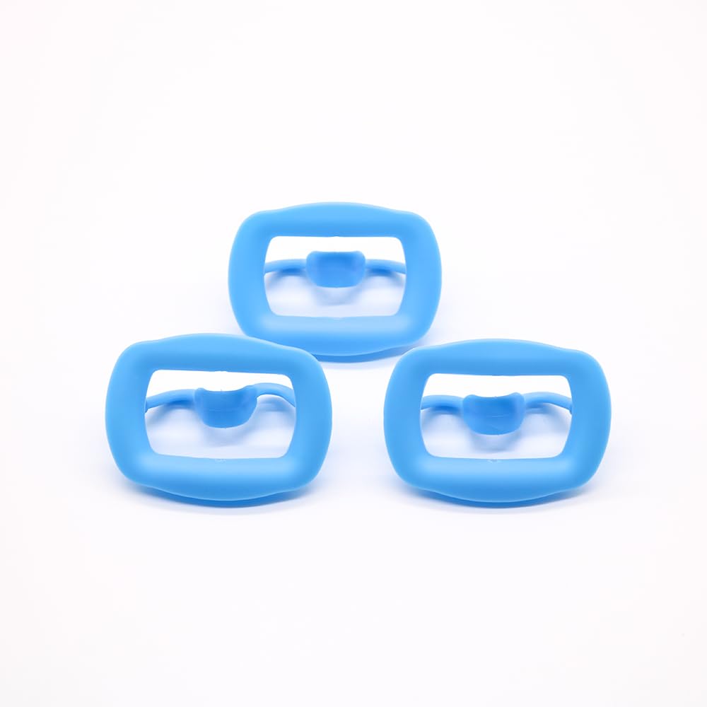 3 Pcs Silicone Mouth Opener (BLUE)