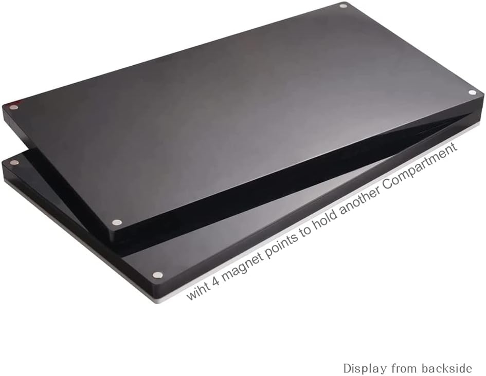 Acrylic Magnetic Makeup Palette Eyeshadow Palette Empty for ABL2 and dABL2 only Additional Stackable Layer for More Space (Stackable Single Layer) Unsuitable for ABL1