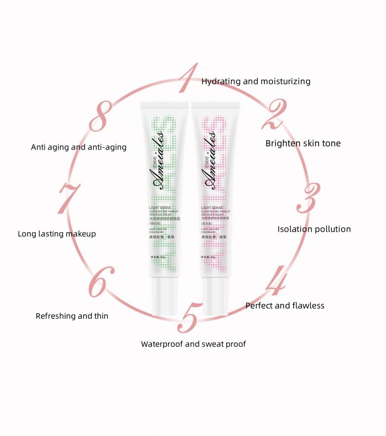 Light Sense Clear Before Makeup Isolation Cream (Soft Purple, Small)