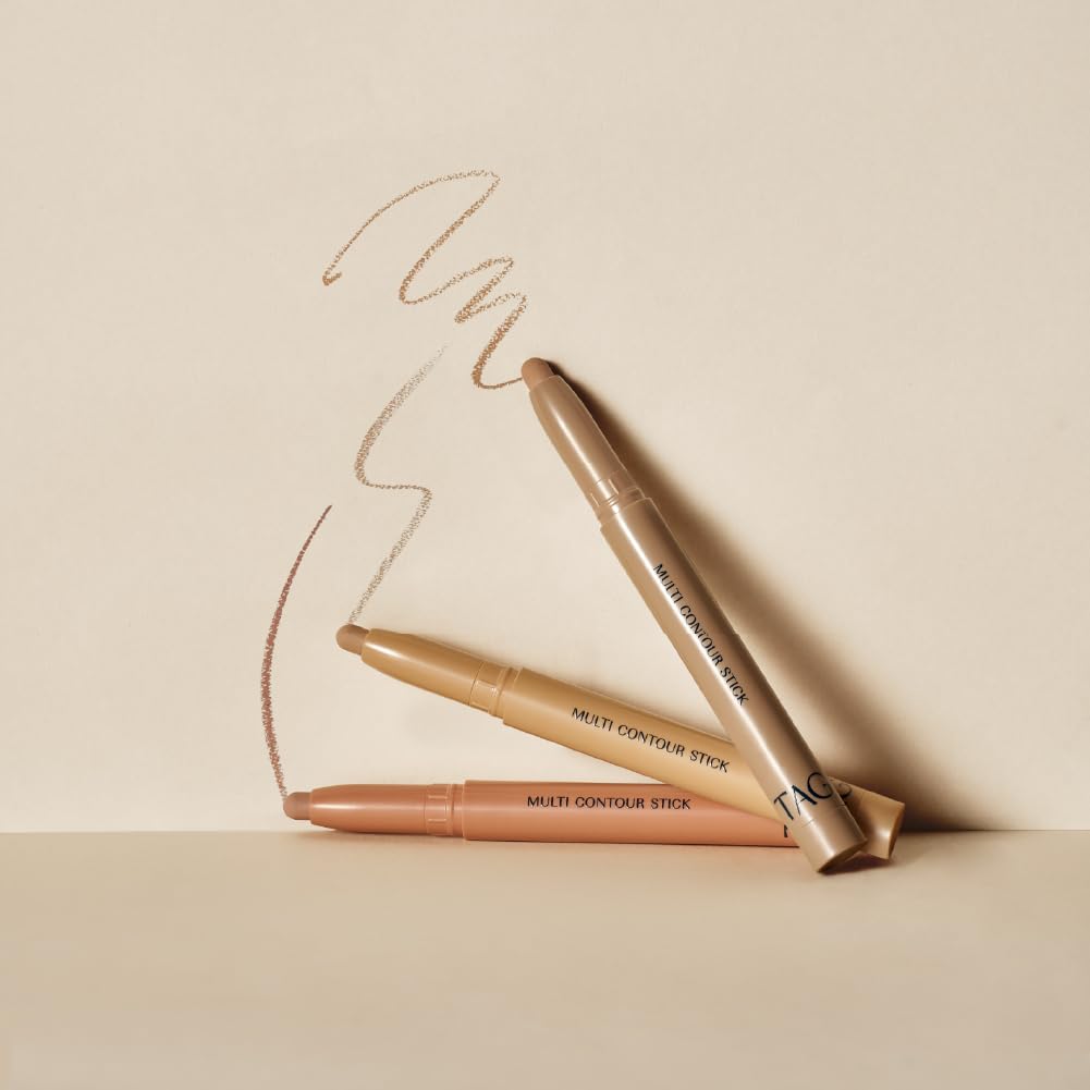 TAG Multi Contour Stick | Face Shaping & Bronzer Stick 1.6g (#3 Nude Rosy)