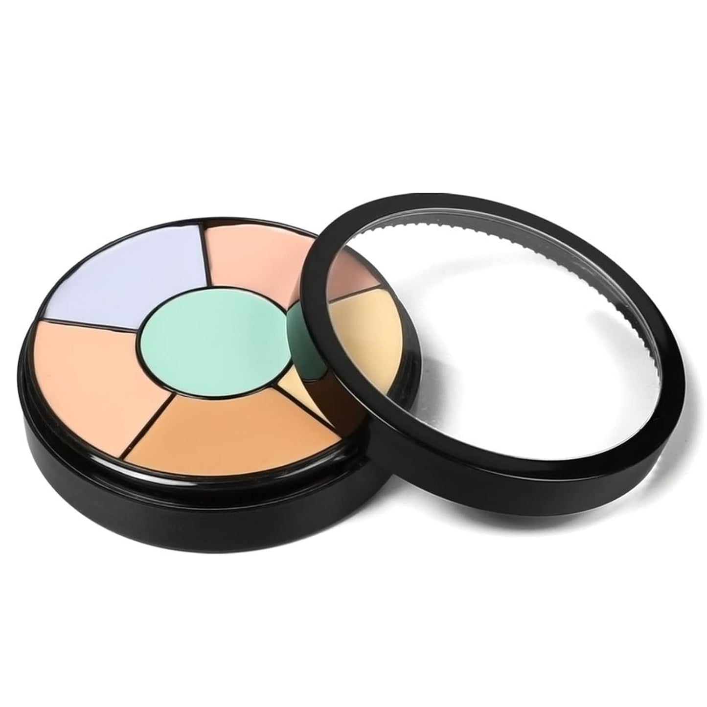 Cream Concealer Palette-6 Color Makeup Contour Kit-Professional Blemish Face Conceal Correct Contouring Highlighter Pallet-Base Foundation Beauty Sleek Cream Make Up Concealer Palette (Deep)
