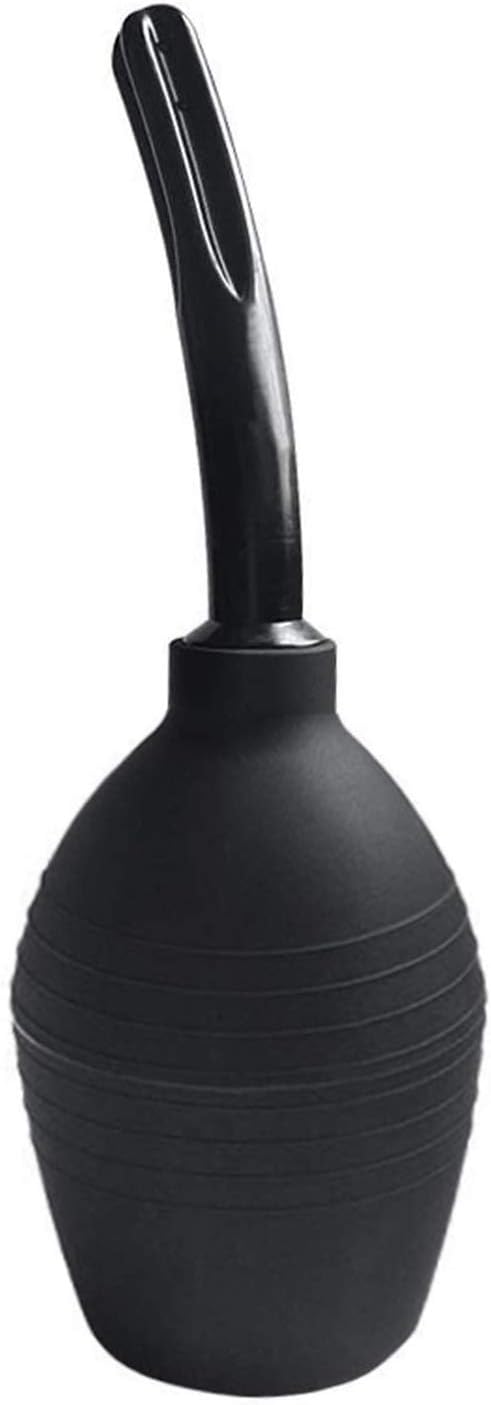 Abyclean Anal Douche Enema Bulb Vaginal Douche Enema Cleaner for Women’s or Man’s Health (500ml Black)