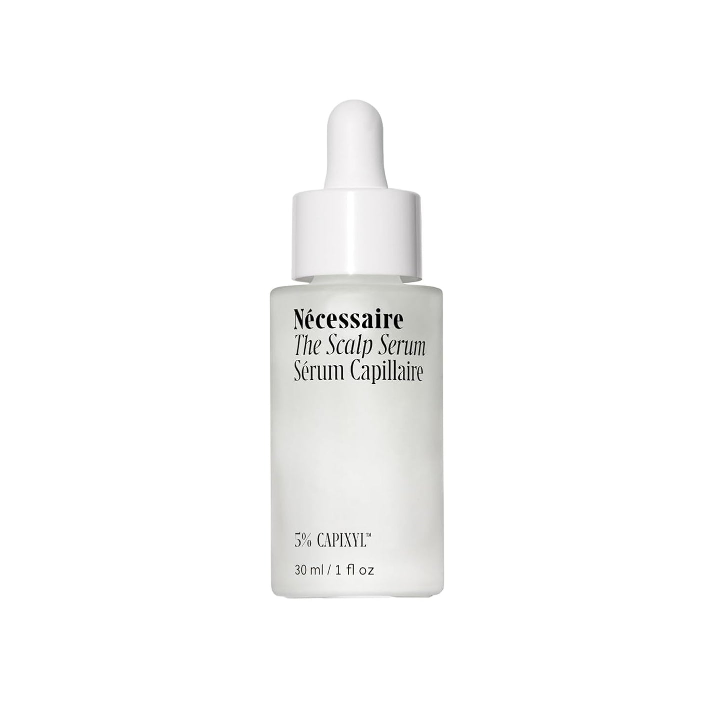 Nécessaire The Scalp Serum. 5% Capixyl™ + 1% Hyaluronic Acid For Fuller, Thicker, Healthier Hair. Fragrance-Free. Approved by the National Eczema Association. 1 fl oz