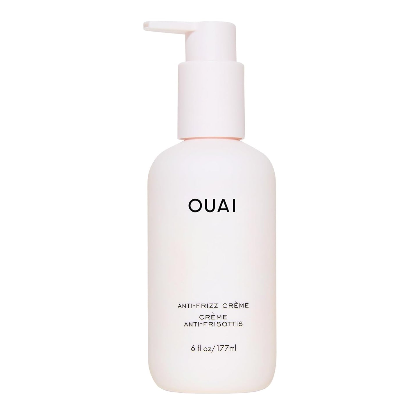 OUAI Anti Frizz Cream - Moisturizing Hair Cream with Frizz Control & Heat Protection - Provides Lasting Hydration with Jackfruit & Beetroot Extract - Paraben, Phthalate & Sulfate Free (6 oz)