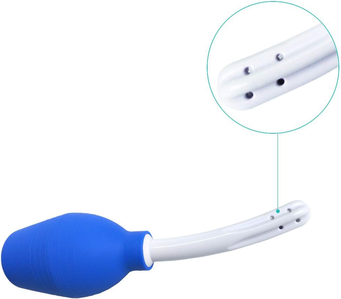 Abyclean Anal Douche Enema Bulb Vaginal Douche Enema Cleaner for Women’s or Man’s Health (310ml Blue)