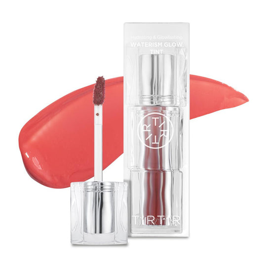 TIRTIR Waterism Tinted Lip Gloss #02 Merry Coral, 0.14 Fl Oz – Kiss Ready Lipgloss, 12H Long Lasting Non Sticky Natural Tinted Glow Korean Multiuse Cheek and Lip Tint for Women gift