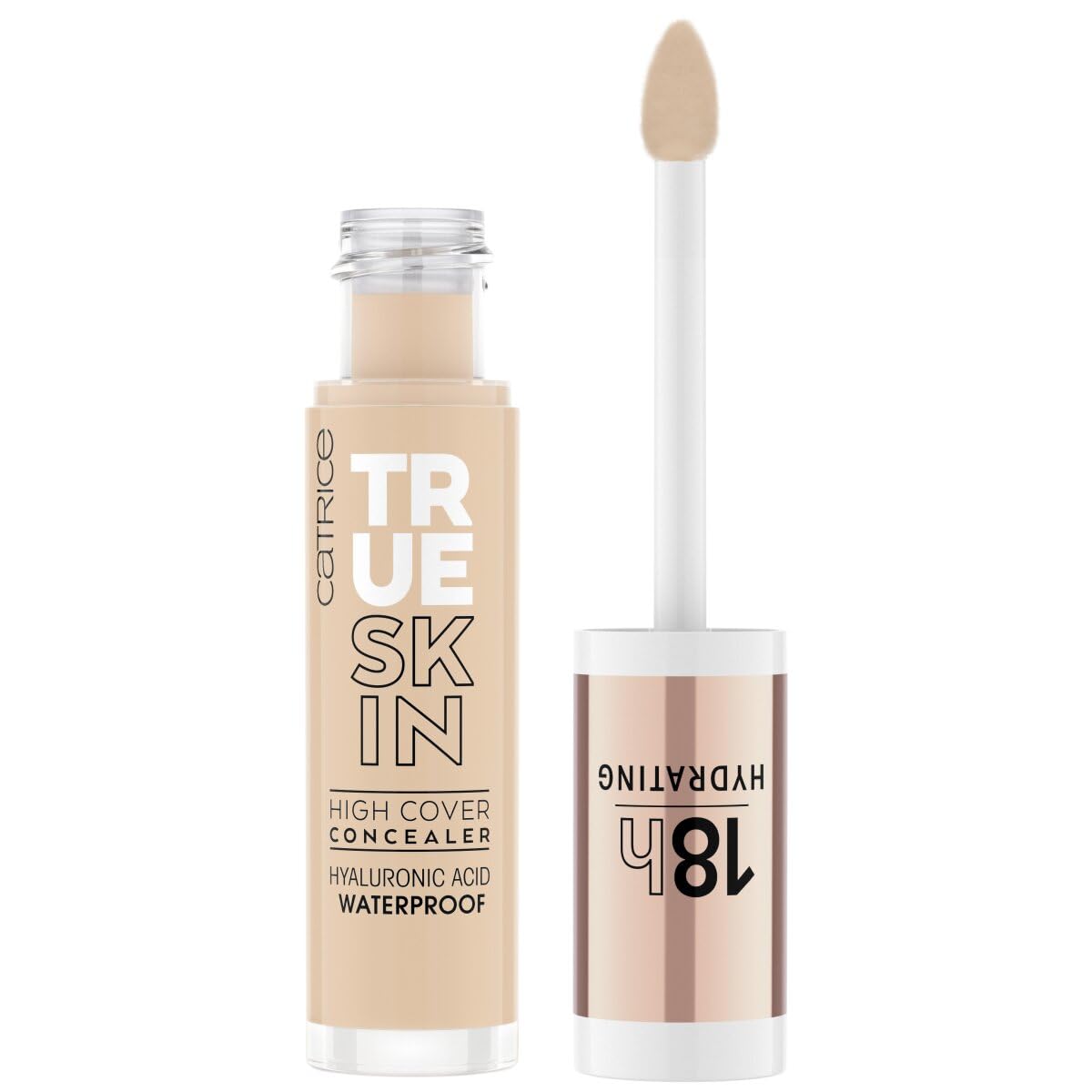 Catrice | True Skin High Cover Concealer (015 | Warm Vanilla) | Waterproof & Lightweight for Soft Matte Look | With Hyaluronic Acid & Lasts Up to 18 Hours | Vegan, Cruelty Free