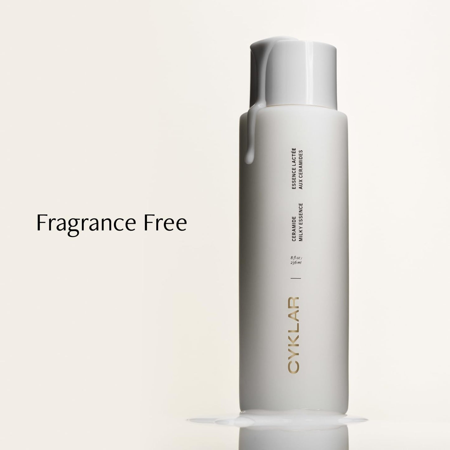 Ceramide Milky Essence – Unscented Body Lotion for Dry, Sensitive Skin – Lightweight Hydrating Ceramide Moisturizer for Skin Barrier with Polyglutamic Acid & Hydroxyethyl Urea - 8 fl oz