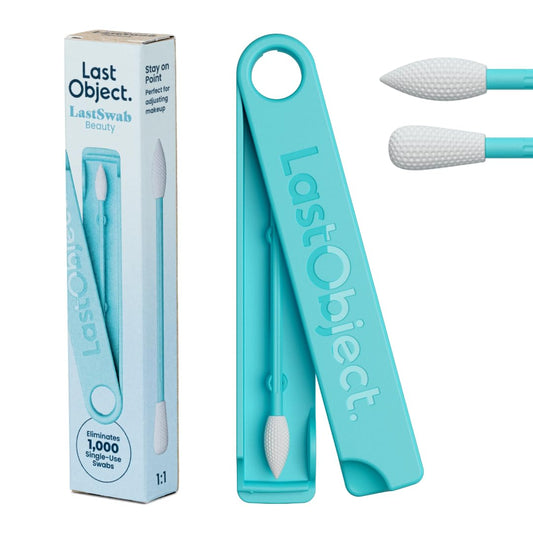LastSwab® Reusable Cotton Swabs for Gentle and Eco-Friendly Beauty Routines - The Sustainable Alternative to Single-Use Q Tips - Zero Waste & Easy to Clean - Comes with a Convenient Travel Case Holder