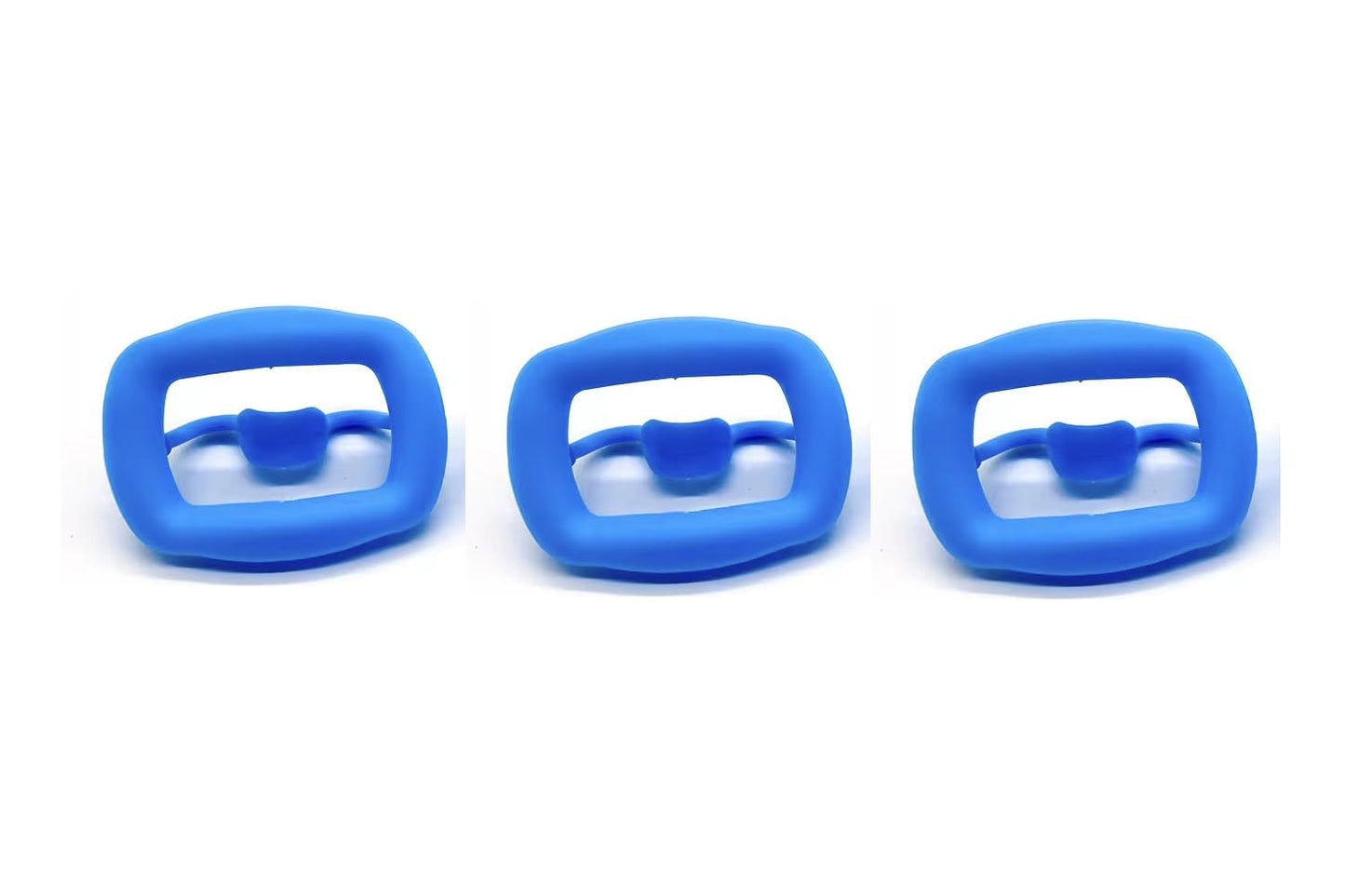 3 Pcs Silicone Mouth Opener (BLUE)