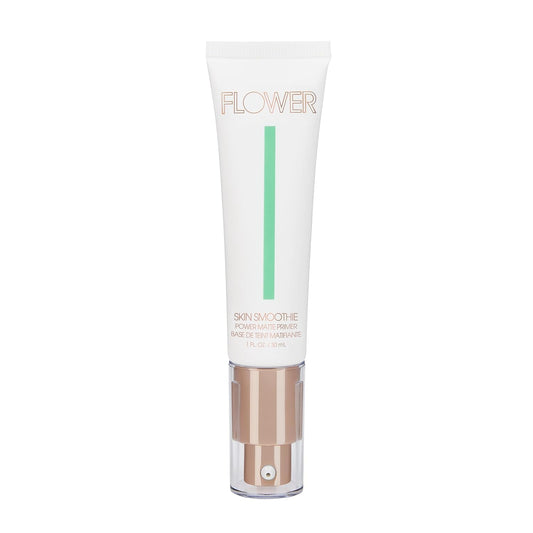 FLOWER BEAUTY By Drew Barrymore Skin Smoothie Power Matte Primer - Smoothes Skin + Mattifying Effect Blurs Pores + Blemishes - Absorbs Oil
