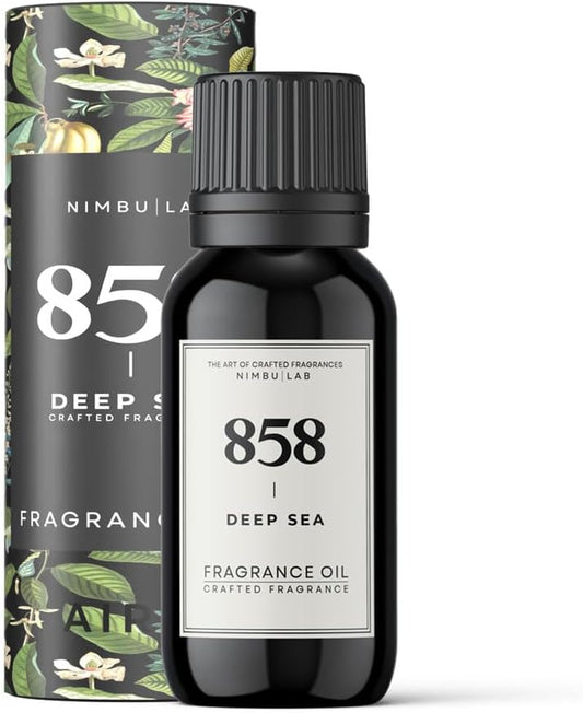New Fragrance Oil Diffusers, Essential Oil Diffusers, Luxury Hotel Air Fresheners for Home, 858 DEEP SEA, Bold Oceanic Blend with Citrus, Sea Salt, Cardamom & Musk – Perfect for Diffusers & DIY Crafts