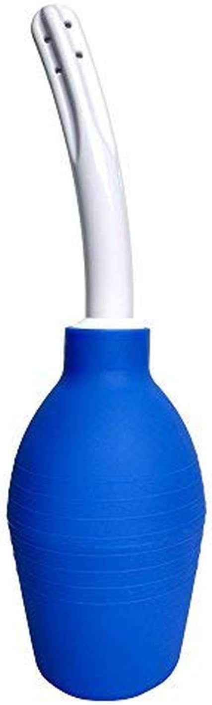 Abyclean Anal Douche Enema Bulb Vaginal Douche Enema Cleaner for Women’s or Man’s Health (310ml Blue)