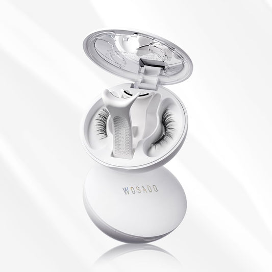 Soft Magnetic Eyelashes Kit with Applicator, [Daisy] 22mm Reusable Glue-free Wispy Magnetic Lashes, Cruelty-free False Lashes, Waterproof, Lightweight, Suit for Heavy Makeup