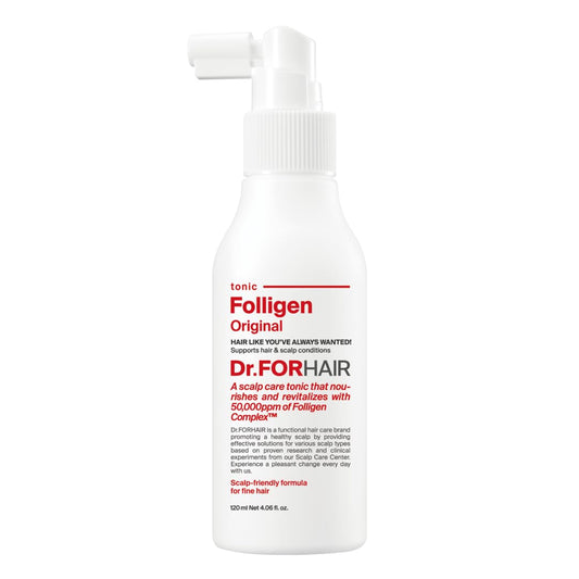 Dr.FORHAIR Folligen Tonic | Scalp Serum for Hair Care | Scalp Care and Nourishment | Revitalizing Tonic for Healthy Scalp & Hair Thickening, 4.06 fl oz