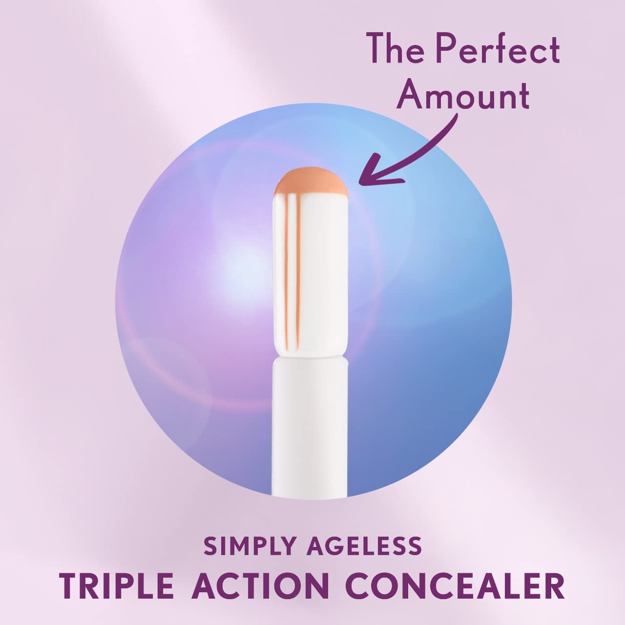 COVERGIRL Simply Ageless Triple Action Concealer, Soft Sable, Pack of 1