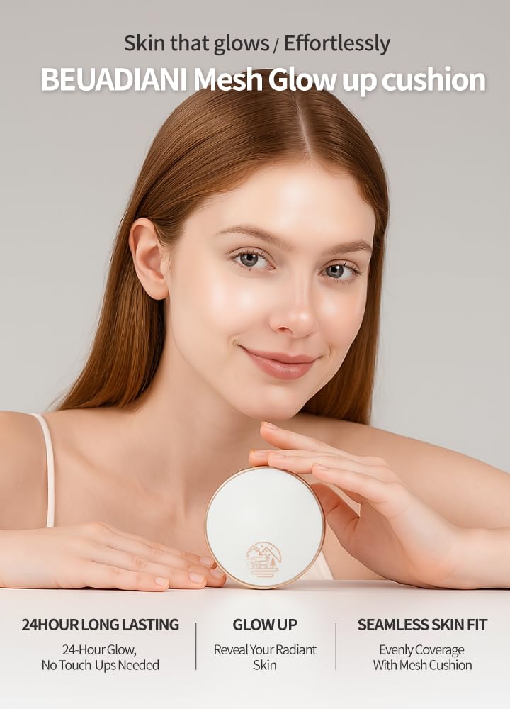 Mesh Glow Cushion Foundation (02-REFIL Modern Cover Daily (Shade #22-23), Refill Only)