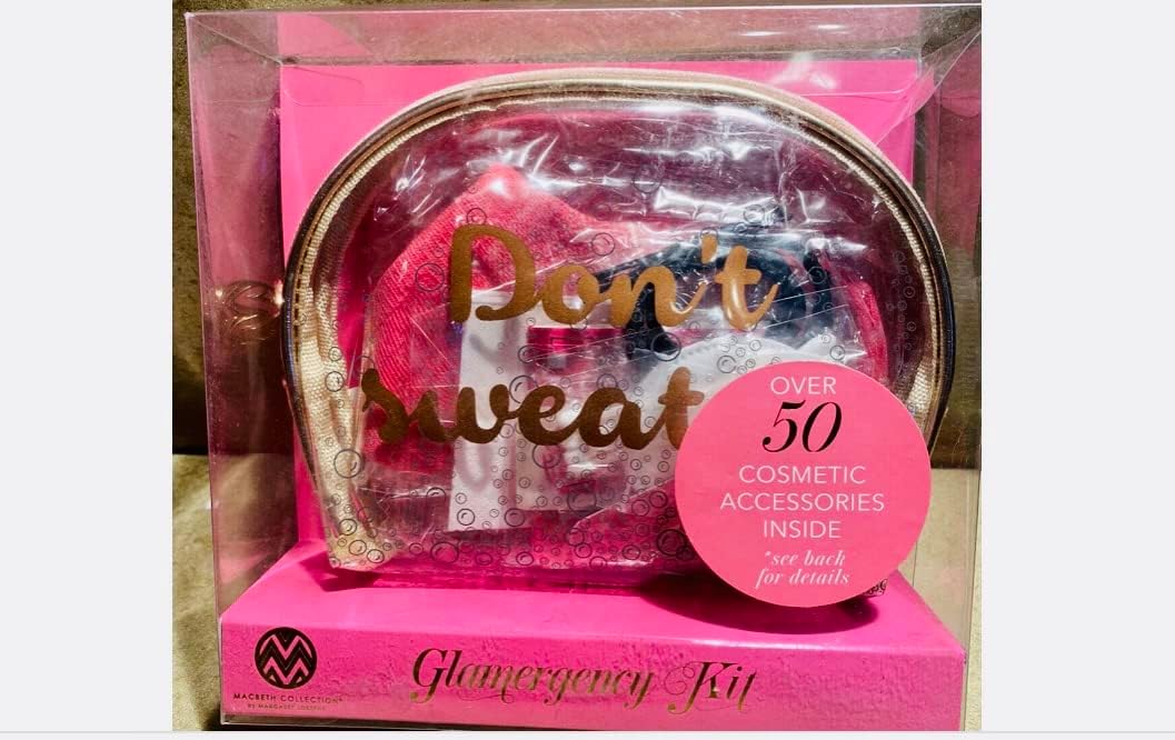 Glam Cosmetic Accessory Kit - 50 items (Don't Sweat)
