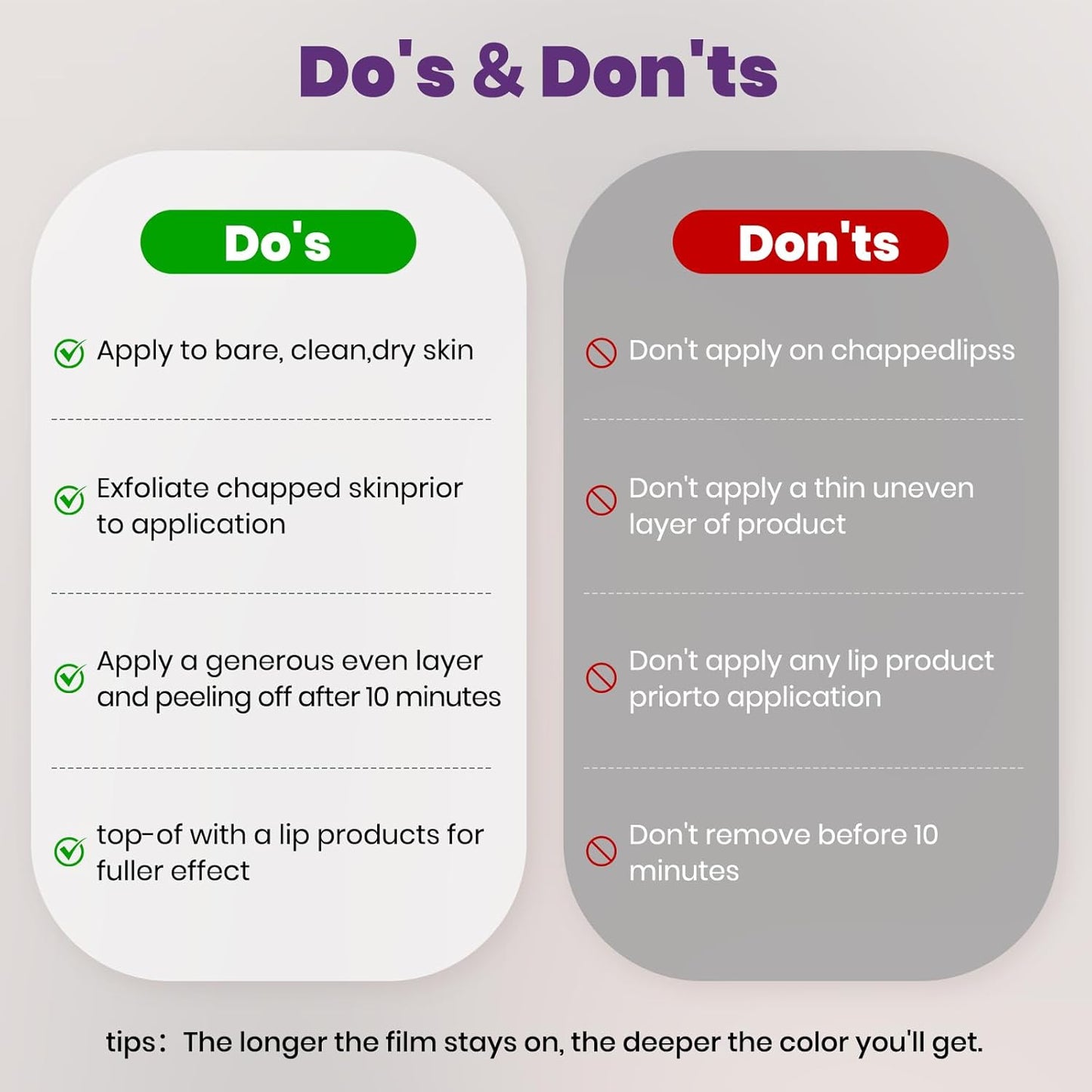 Lip Stain Peel Off, All Day Lip Liner Tint with Tweezer, Long Lasting Waterproof Transfer-Proof, Matte Lip Stains Makeup, Highly Pigmented Color, Chestnut Brown