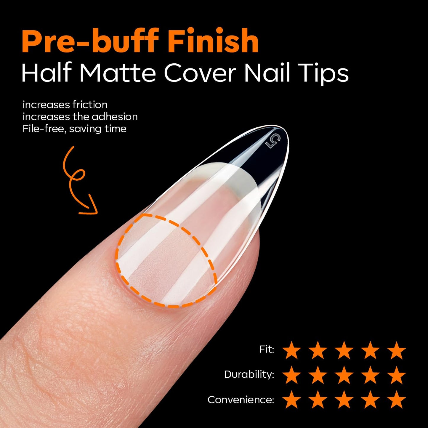 modelones Short Almond Nail Tips, Pre-shaped Soft Gel Tips Fake Nails False Acrylic Clear Full Cover Press on Extension Kit Gel Manicure DIY at Home 216PCS 12Sizes