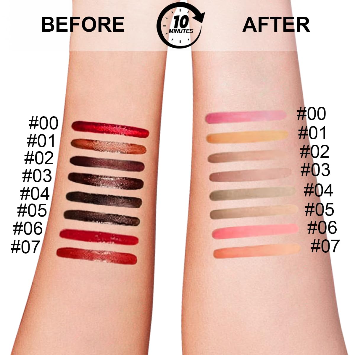 Peel Off Lip Liner Stains for Women, Long Lasting Waterproof Matte Finish Lip Tint Stains with Tweezer Kit, Transfer Proof, Easy to Use, Peel Off Liquid Lipstick for All Skin Types, #6 Rose Red