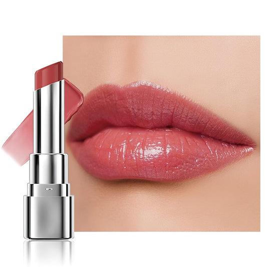 1Pcs Tinted Lip Balm Moisturizing Lipstick – Watermelon Peach Pink Sheer Hydrating Lip Color for Dry Lips – Nourishing Lip Balm for All Women with a Subtle Natural Scent (S02 Summer)