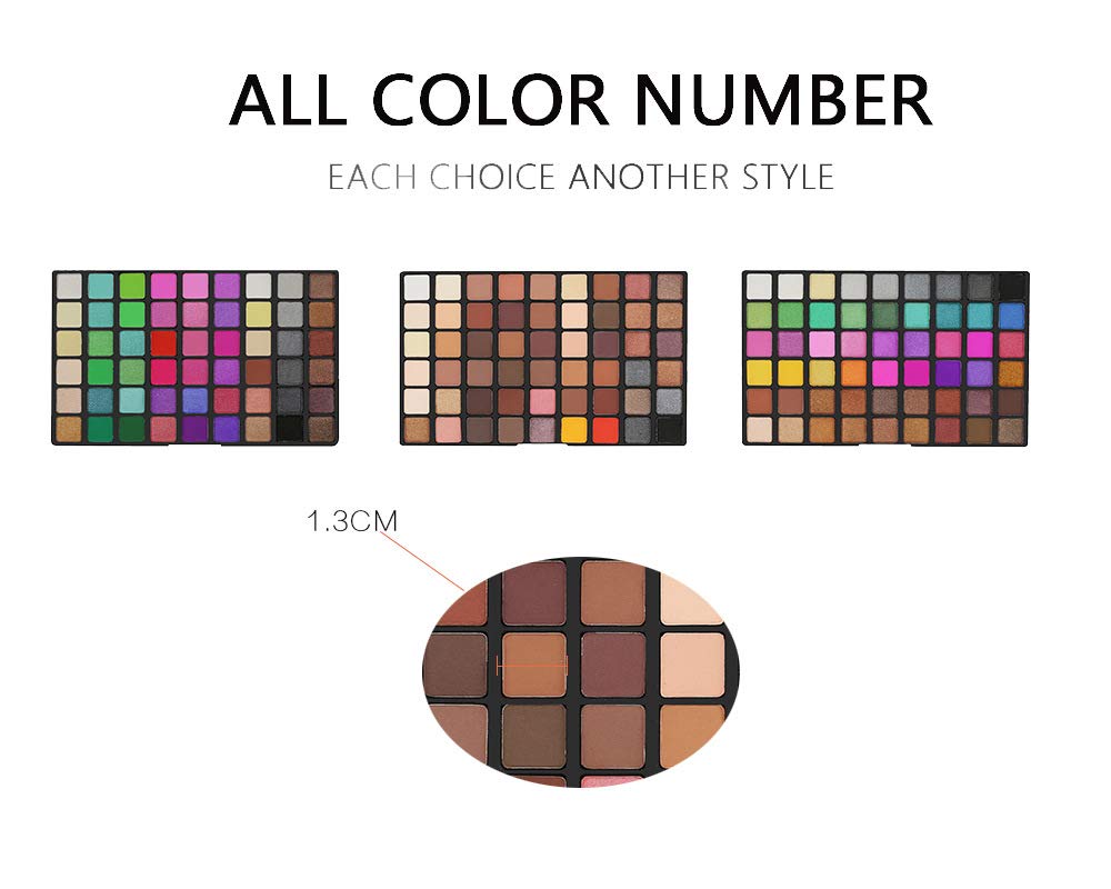 162 Colors Hightlight Eyeshadow Palette Makeup Gift Set, FantasyDay Professional Long Lasting Waterproof Matte Highly Pigments Shiny Shimmers Glitter Makeup Palette Colorful Cosmetic Eye Shadow Pallet