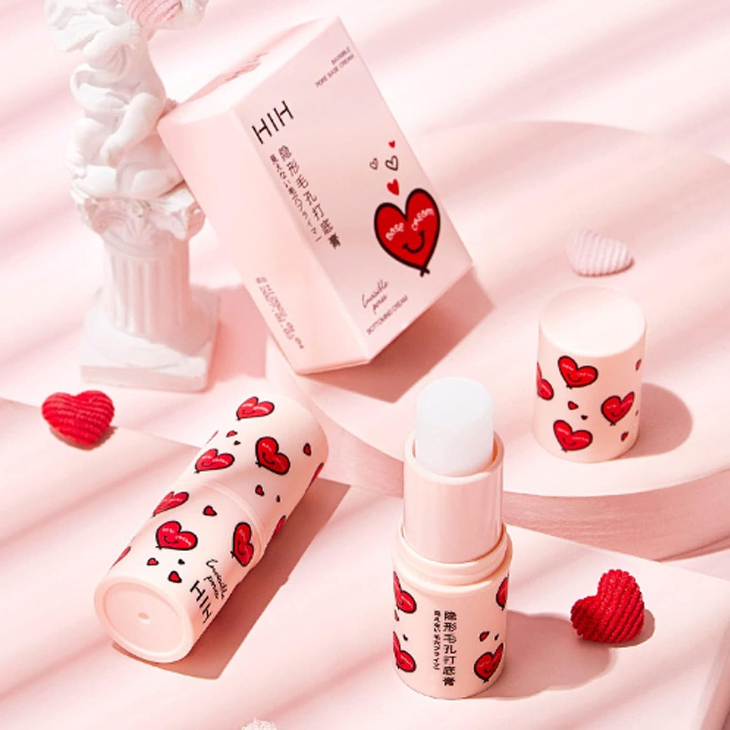 Invisible Pore Stick - Pore Eraser Waterproof Face Primer Makeup Base Oil-control Smooth Fine Lines Isolation Makeup Primer Pore Invisible Cream (1 Pack)