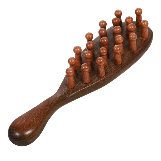 VOSAREA Wooden Massage Comb Wooden Comb Mini Travel Hair Brush Natural Hair Care for Women and Men